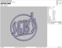 Sebs Logo Embroidery