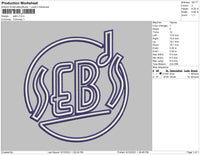 SEBS LOGO Embroidery