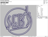 Sebs Logo Embroidery