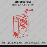 SELF LOVE JUICE Embroidery