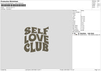 Selfclub Embroidery File 6 sizes