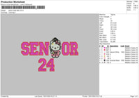 Senior Hk Embroidery File 6 sizes