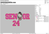 Senior Hk Embroidery File 6 sizes