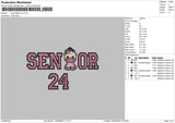 Seniorcow Embroidery File 6 sizes