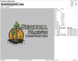 Sequoia Pacific Embroidery