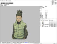 Shikamaru Stand Embroidery