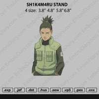 Shikamaru Stand Embroidery