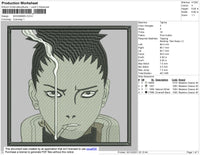 Shikamaru 003 Embroidery