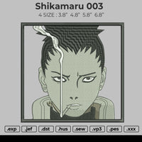 Shikamaru 003 Embroidery