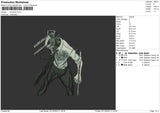 Shoutaro Bw Embroidery File 6 sizes