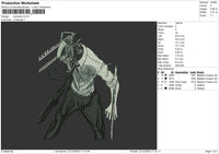 Shoutaro Bw Embroidery File 6 sizes