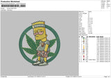 Simpsonleaf Embroidery File 6 sizes
