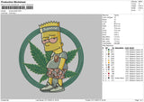 Simpsonleaf Embroidery File 6 sizes