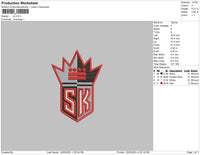 SK Logo Embroidery