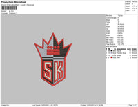 SK Logo Embroidery