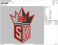 SK Logo Embroidery