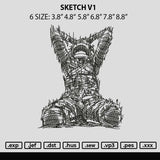 Sketch V1 Embroidery File