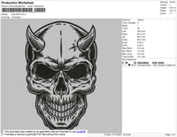 Skull Devil Embroidery