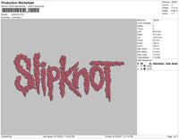 Slipknot Embroidery