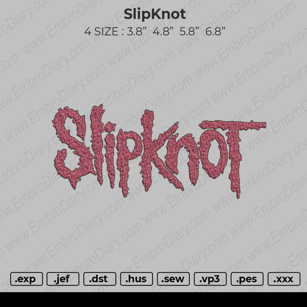 Slipknot Embroidery