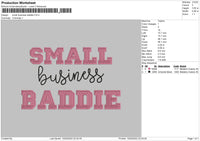 Small Business Baddie Embroidery