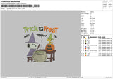 Snoopy Trick T Embroidery File 6 sizes