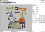 Snoopy Trick T Embroidery File 6 sizes