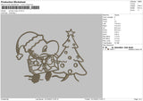 BN Xmas V5 Embroidery File 6 sizes