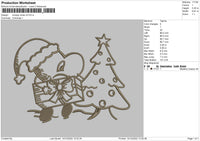 BN Xmas V5 Embroidery File 6 sizes