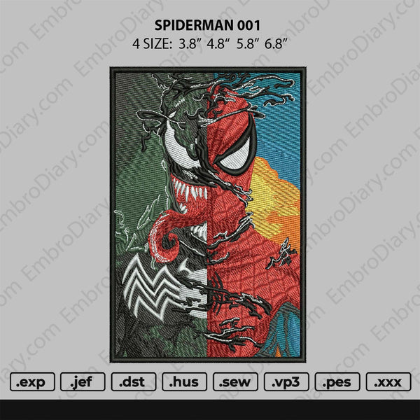 Spiderman 001 Embroidery