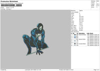 Spider V7 Embroidery File 6 sizes