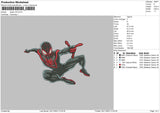 Spider V8 Embroidery File 6 sizes