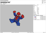 Spiderlego Embroidery File 6 sizes