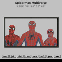 Spiderman Multiverse Embroidery