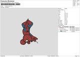 Spidermickey Embroidery File 6 sizes