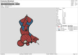 Spidermickey Embroidery File 6 sizes