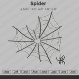 Spider Embroidery