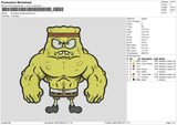 Spongegym Embroidery File 6 sizes