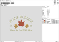 Stars 0312 Embroidery File 6 sizes