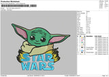 Star Wars Baby Yoda Embroidery