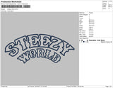 Steezy World line Embroidery