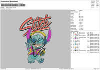 Stitch Funky Embroidery File 6 sizes