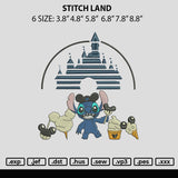 Stitch Land Embroidery File 6 sizes