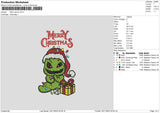 Grinch Xmas 03 Embroidery File 6 sizes