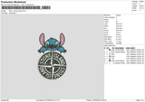 Stitch stone I Embroidery File 6 sizes