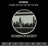 Stoners Embroidery File 6 sizes