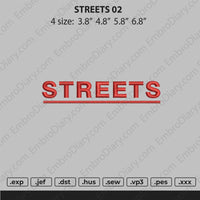 STREETS 02 Embroidery