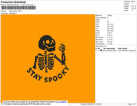 Stay Spooky Embroidery