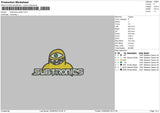 Subtronics Yellow Embroidery File 6 sizes