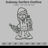 Subway Surfers Outline